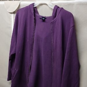 Purple Zip Up Hoodie